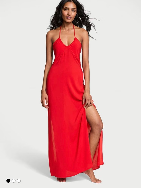 Victoria's Secret Other - Victoria secret Swim red coverup maxi dress size small NWT